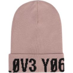 Czapka RED VALENTINO - SR0KZA034GN Desert Pink 1AQ. Różowe czapki damskie Red Valentino, bez wzorów, z wełny. Za 529,00 zł.