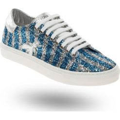 SNEAKERSY Patrizia Pepe. Szare sneakersy damskie Patrizia Pepe, ze skóry. Za 636,30 zł.