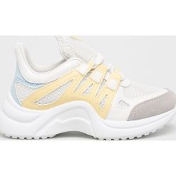 Answear - Buty. Żółte buty sportowe damskie ANSWEAR, bez wzorów, z materiału, sportowe. W wyprzedaży za 89,90 zł.