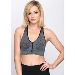 Czarny Biustonosz Sportowy Recognition. Czarne biustonosze sportowe damskie marki Born2be. Za 29,99 zł.