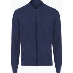 Nils Sundström - Kardigan męski, niebieski. Niebieskie kardigany męskie marki Nils Sundström, m, bez wzorów, eleganckie. Za 229,95 zł.