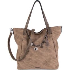 Emily & Noah torebka damska Saskia 61844 khaki. Brązowe torebki klasyczne damskie Emily & Noah, w paski, bez dodatków. W wyprzedaży za 199,00 zł.
