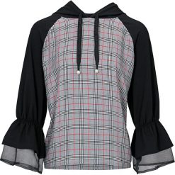 Bluza w kolorze czarno-biało-niebieskim. Czerwone bluzy damskie Heine, w kratkę. W wyprzedaży za 149,95 zł.