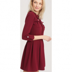 Bordowa Sukienka Beauty Layla. Czerwone sukienki mini other, uniwersalny. Za 89,99 zł.