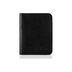 Cienki skórzany męski portfel SOLIER SLIM CZARNY BROOKLYNN. Czarne portfele męskie marki Solier, z materiału. Za 79,90 zł.