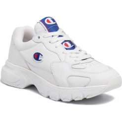Sneakersy CHAMPION - Cw-1 Leather S10627-F19-WW001 Wht. Białe półbuty damskie Champion, ze skóry. W wyprzedaży za 299,00 zł.