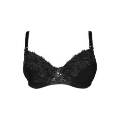 Naturana Biustonosz dla kobiet karmiących B-Cup kolor czarny - Gr.95B. Czarne biustonosze ciążowe Naturana, z elastanu. Za 89,00 zł.