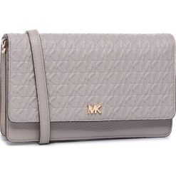 Torebka MICHAEL MICHAEL KORS - Mott 32S0GOXC1L Light Sand 182. Szare listonoszki damskie MICHAEL Michael Kors, bez wzorów, ze skóry, bez dodatków. W wyprzedaży za 469,00 zł.