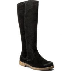 Oficerki JOSEF SEIBEL - Tamara 03 57503 TD944 600 Schwarz. Czarne kozaki damskie Josef Seibel, z weluru, bez obcasa, bez zapięcia. Za 439,00 zł.