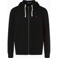 Polo Ralph Lauren - Męska bluza rozpinana, czarny. Czarne bluzy dresowe męskie marki Polo Ralph Lauren, xxl, z kapturem. Za 449,95 zł.