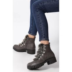Szare Botki Falsa. Szare botki damskie Multu. Za 39,99 zł.