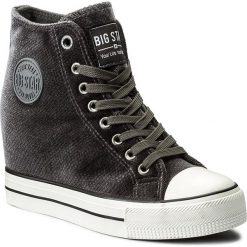 Sneakersy BIG STAR - Y274067 Grey. Szare sneakersy damskie BIG STAR, z gumy. Za 129,00 zł.