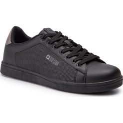 Sneakersy BIG STAR - DD174391 Black. Czarne sneakersy męskie marki BIG STAR, bez wzorów, ze skóry ekologicznej, retro, bez zapięcia. Za 139,00 zł.