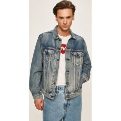 Levi's - Kurtka jeansowa. Niebieskie płaszcze męskie Levi's®, s, bez wzorów, z bawełny, krótkie, bez kaptura. W wyprzedaży za 369,90 zł.