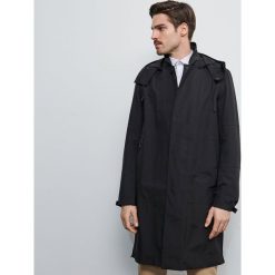 Płaszcz z wodoodpornej tkaniny - Szary. Szare płaszcze męskie Reserved, s, z tkaniny. Za 399,99 zł.