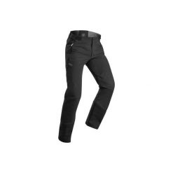Spodnie turystyczne zimowe SH520 x-warm męskie. Czarne spodnie męskie QUECHUA, na zimę, m, bez wzorów, z elastanu. Za 229,99 zł.