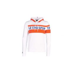 Bluzy Le Coq Sportif ESS SAISON HOODY N°2 M. Białe bluzy męskie le coq sportif, s, bez wzorów, bez kołnierzyka, bez rękawów, bez kaptura. Za 244,30 zł.