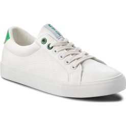 Tenisówki BIG STAR - BB274209 White. Białe półbuty damskie marki BIG STAR, na co dzień, bez wzorów, z gumy, retro, bez obcasa, na płaskiej podeszwie, bez zapięcia. Za 109,00 zł.