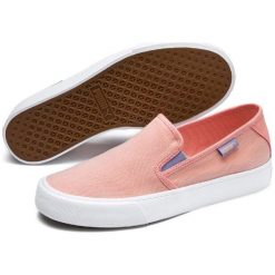 Puma Tenisówki Damskie Bari Slipon Peach Bud White 37. Pomarańczowe buty sportowe damskie Puma, bez wzorów, sportowe, tenisowe. Za 219,00 zł.