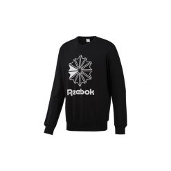 Bluzy Reebok Classic Bluza Classic Big Iconic Crewneck Sweatshirt. Czarne bluzy męskie Reebok Classic, s, bez wzorów, bez kołnierzyka, bez rękawów, bez kaptura. Za 199,00 zł.