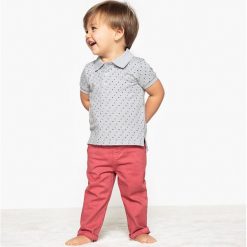 T-shirty chłopięce: Koszulka polo z krótkim rękawem z nadrukiem – 1 miesięcy – 3 lata