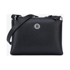 Tommy Hilfiger Core Cross body bag Czarny. Czarne torebki klasyczne damskie TOMMY HILFIGER, w paski, z materiału, bez dodatków. Za 462,95 zł.