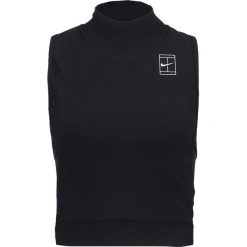 Nike Performance Koszulka sportowa black/white. Czarne topy sportowe damskie marki Nike Performance, xl, z elastanu. W wyprzedaży za 125,30 zł.