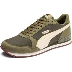 BUTY ST RUNNER. Zielone buty sportowe męskie Puma, z gumy, bez zapięcia. Za 269,99 zł.