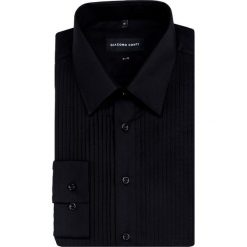 Koszula SIMONE KDCS000366. Czarne koszule męskie Giacomo Conti, m, bez wzorów, z bawełny, eleganckie, bez kołnierzyka, bez rękawów. Za 229,00 zł.