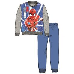 Disney By Arnetta Piżama Chłopięca Spiderman 104 Szary/Niebieski. Szare bielizna chłopięca Disney By Arnetta, z nadrukiem, z materiału, bez rękawów. Za 45,00 zł.