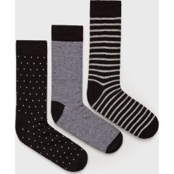 Medicine - Skarpety Basic (3-pack). Czarne skarpetki męskie MEDICINE, bez wzorów, z elastanu. Za 39,90 zł.