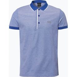 BOSS Athleisure - Męska koszulka polo – Paule 4, niebieski. Niebieskie koszulki męskie BOSS Athleisure, m, z napisami, sportowe, bez rękawów. Za 429,95 zł.