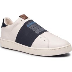 Sneakersy COACH - C101 Band Strap G3876 231756 Navy. Białe sneakersy męskie Coach, na co dzień, bez wzorów, ze skóry, bez zapięcia. W wyprzedaży za 589,00 zł.