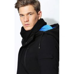 Kurtki męskie: Czarna Kurtka Blue Cap