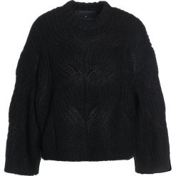 Swetry klasyczne damskie: DESIGNERS REMIX VICKI CABLE Sweter black