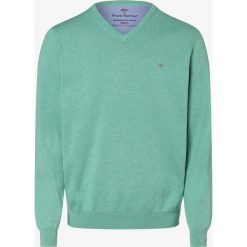 Fynch-Hatton - Sweter męski, zielony. Zielone swetry męskie Fynch-Hatton, m, bez wzorów, z dzianiny, klasyczne, z dekoltem w serek, bez kaptura. Za 299,95 zł.