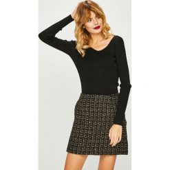 Medicine - Sweter Shimmering Fantasy. Czarne swetry damskie MEDICINE, s, bez wzorów, z poliesteru, z krótkim rękawem, krótkie, bez kaptura. W wyprzedaży za 59,90 zł.