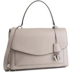 Torebka DKNY - R91D3A60 FOG. Szare torebki klasyczne damskie DKNY, bez wzorów, ze skóry, klasyczne, bez dodatków. W wyprzedaży za 719,00 zł.