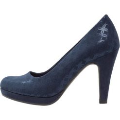 Szpilki: Marco Tozzi Szpilki navy metallic