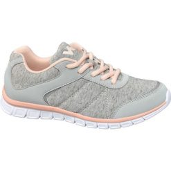 Sneakersy damskie Vty popielate. Szare sneakersy damskie marki Vty, z materiału. Za 99,90 zł.