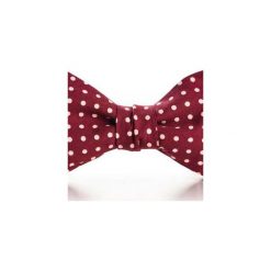 Mucha wiązana REUS bordo. Czerwone muszki męskie marki HisOutfit, bez wzorów, z materiału, wizytowe. Za 89,00 zł.