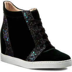Sneakersy damskie: Sneakersy BALDOWSKI – W00042-SNIK-002 Aksamit Zielony/Gliter Czar/Ziel