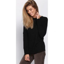 Czarny Sweter Clear View. Czarne swetry klasyczne damskie Born2be, na jesień, l. Za 59,99 zł.
