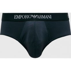 Emporio Armani - Slipy. Czarne slipy męskie marki Emporio Armani, m, bez wzorów, z elastanu. W wyprzedaży za 69,90 zł.
