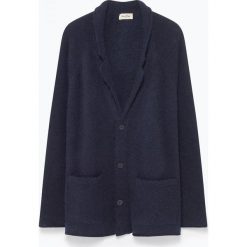 Marynarka "Wixtonchurch" w kolorze granatowym. Niebieskie marynarki męskie American Vintage, m, bez wzorów, z wełny. W wyprzedaży za 285,95 zł.