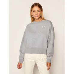 Bluza NIKE Essentials Fleece CK0168. Szare bluzy damskie Nike, s, bez wzorów, bez rękawów, bez kaptura. W wyprzedaży za 179,00 zł.