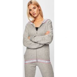 Emporio Armani - Bluza. Szare bluzy damskie Emporio Armani, s, bez wzorów, z bawełny, bez rękawów, z kapturem. W wyprzedaży za 399,90 zł.