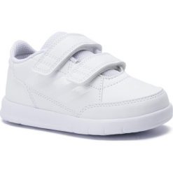 Buty adidas - AltaSport Cf I D96848 Ftwwht/Ftwwht/Gretwo. Białe półbuty chłopięce Adidas, na rzepy. W wyprzedaży za 99,00 zł.