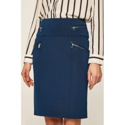 Morgan - Spódnica. Niebieskie spódniczki damskie Morgan, m, z elastanu, casualowe, z podwyższonym stanem, midi, ołówkowe. W wyprzedaży za 159,90 zł.