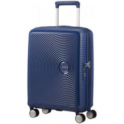 Walizki: American Tourister Walizka Soundbox 55, Granatowy